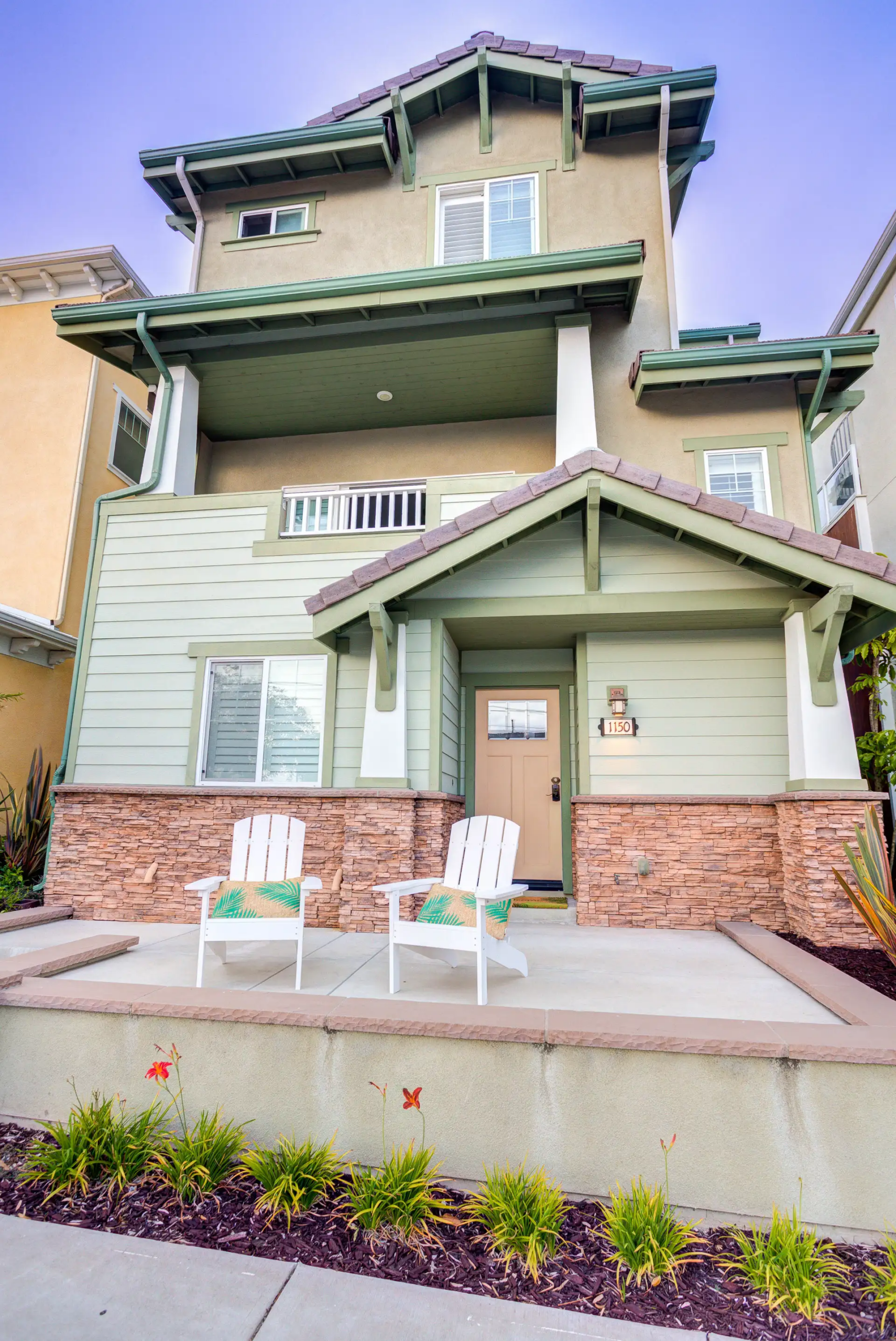 Exterior view of the vacation rental